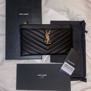 Saint Laurent Zip Pouch